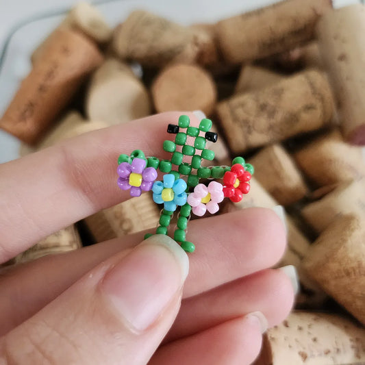 Miçanga Anel de Sapinho Florido (2,8cm)