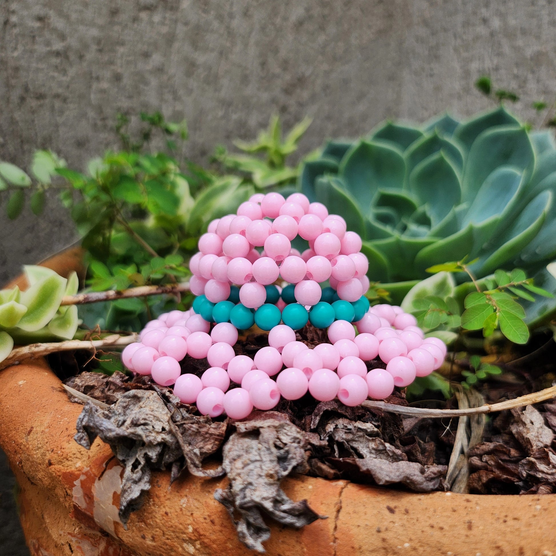 Miçanga Chapeuzinho de praia (4cm)