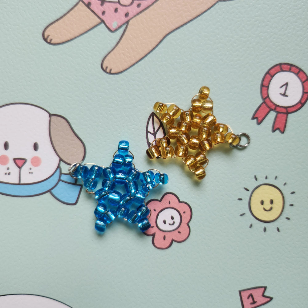 Cuentas de estrella sencillas (3 cm)