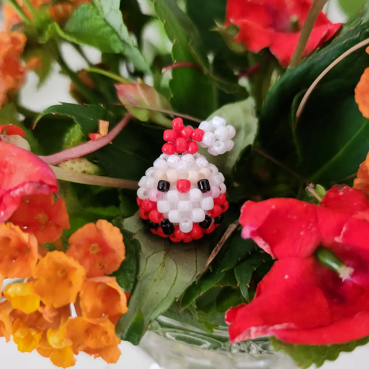 Mini perline di Babbo Natale (2,3 cm)