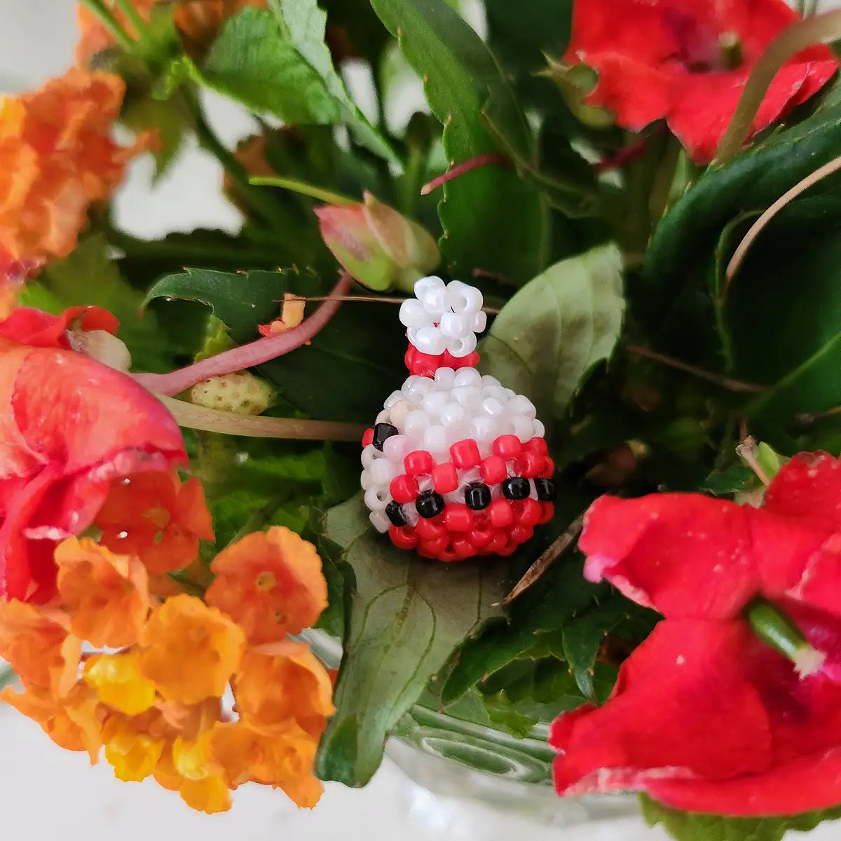 Mini perline di Babbo Natale (2,3 cm)