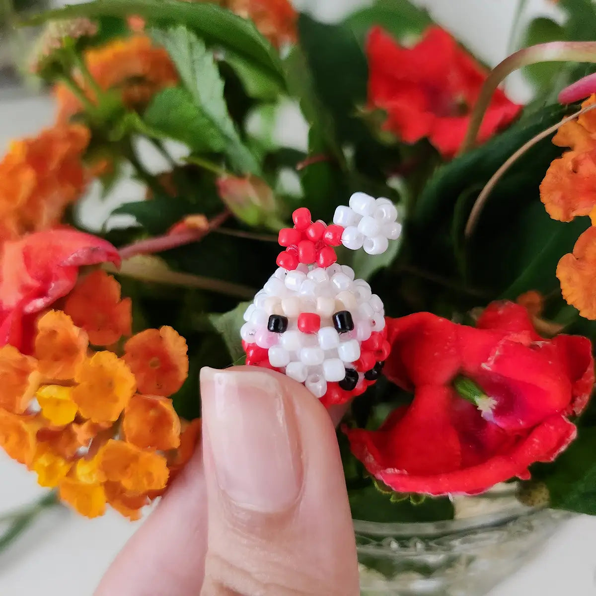 Mini perline di Babbo Natale (2,3 cm)