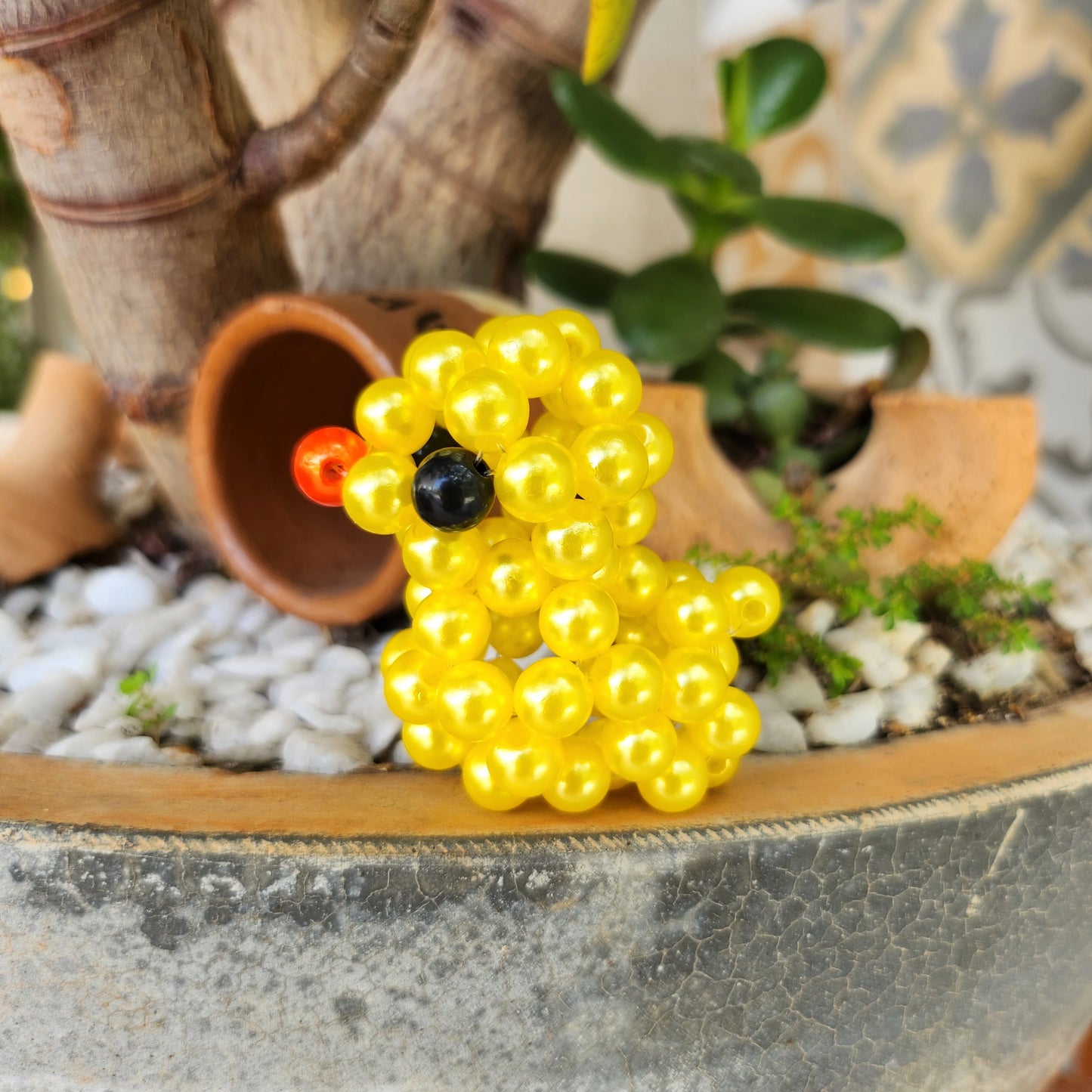 Miçanga Patinho Lino (5,5cm)