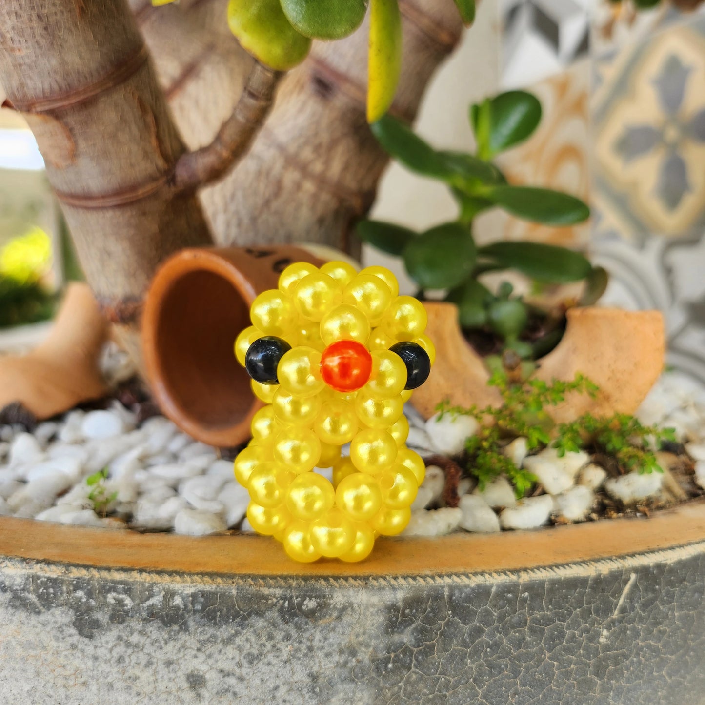 Miçanga Patinho Lino (5,5cm)