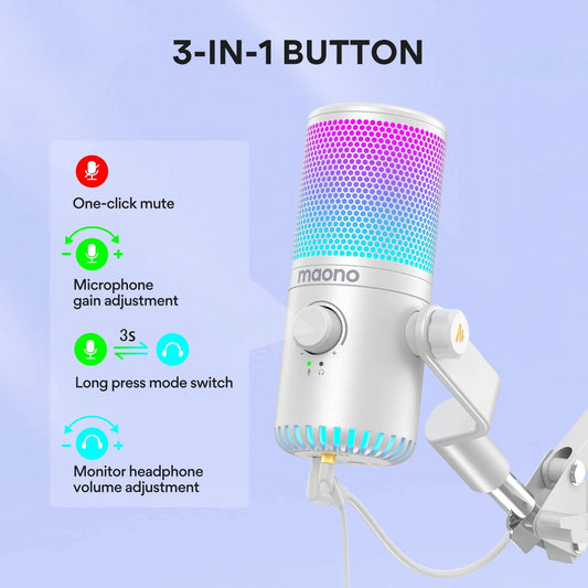 Microfone DM30 RGB