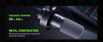 Microfone Dinâmico K688 (USB/XLR)