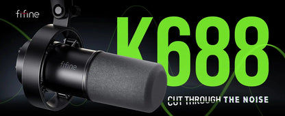 Microfone Dinâmico K688 (USB/XLR)