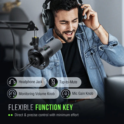 Microfone Dinâmico K688 (USB/XLR)