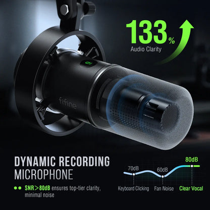 Microfone Dinâmico K688 (USB/XLR)