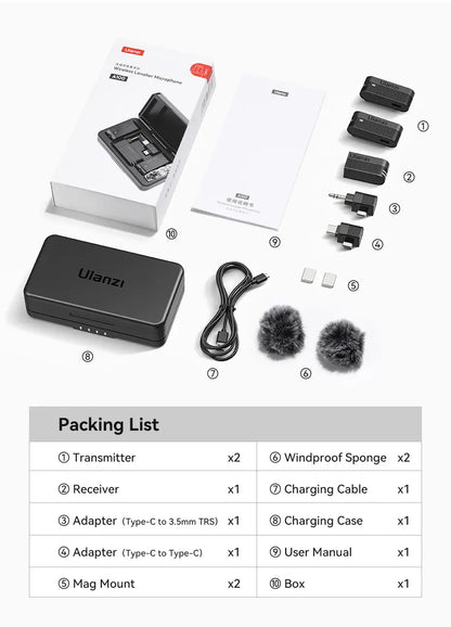 Microfone de Lapela A100