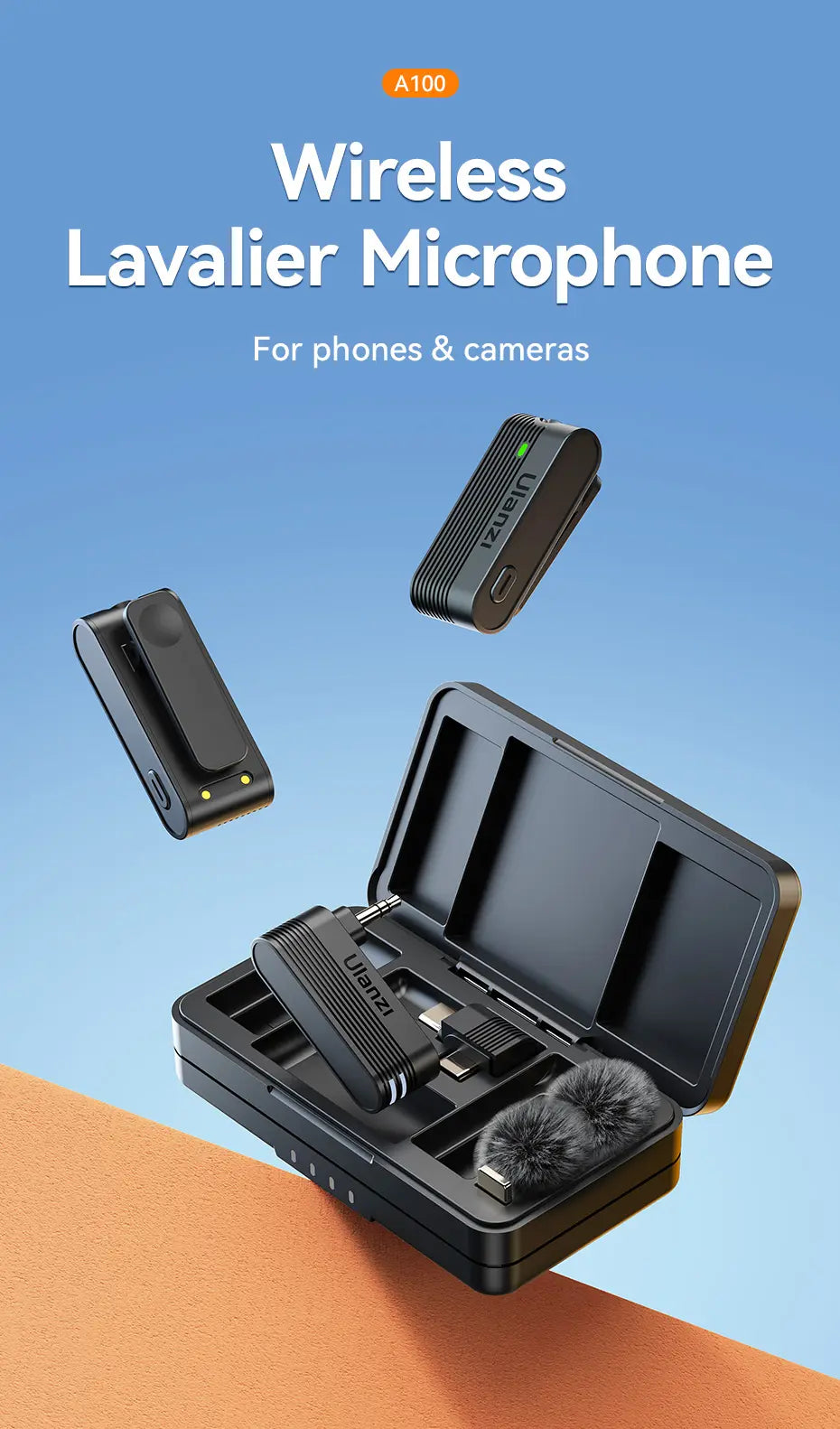 Microfone de Lapela A100