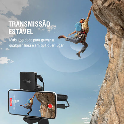 Microfone de Lapela M9 (Sem Fio)