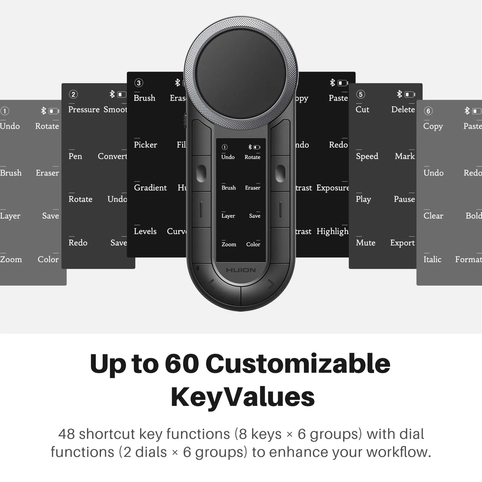 Mini Keydial Keyboard (60 Keys)