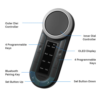 Mini Keydial Keyboard (60 Keys)