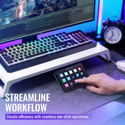 Streamer D6 Mini-Keyboard (15 Macros)