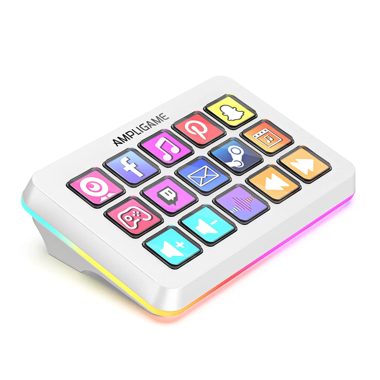 Mini teclado streamer D6 (15 macros)