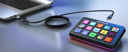 Streamer D6 Mini-Keyboard (15 Macros)