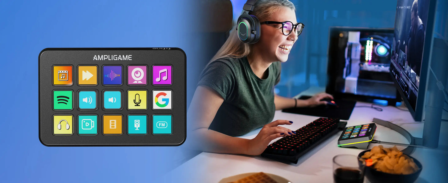 Streamer D6 Mini-Keyboard (15 Macros)
