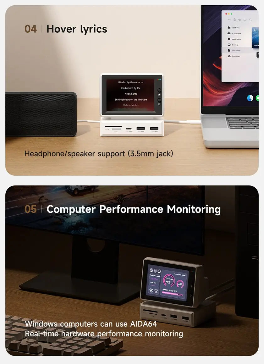 Mini Monitor DockingStation 320x480 (3.5")