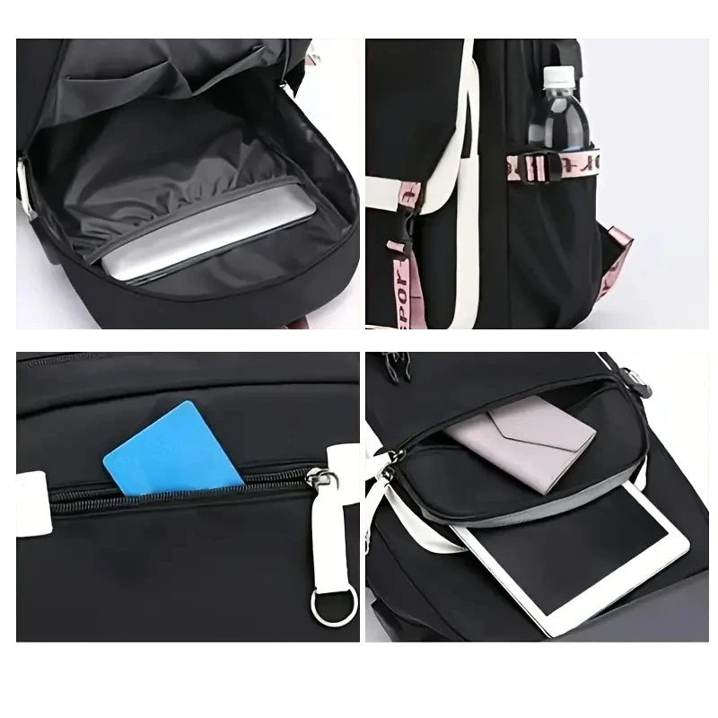 Kuromi Patchwork Backpack