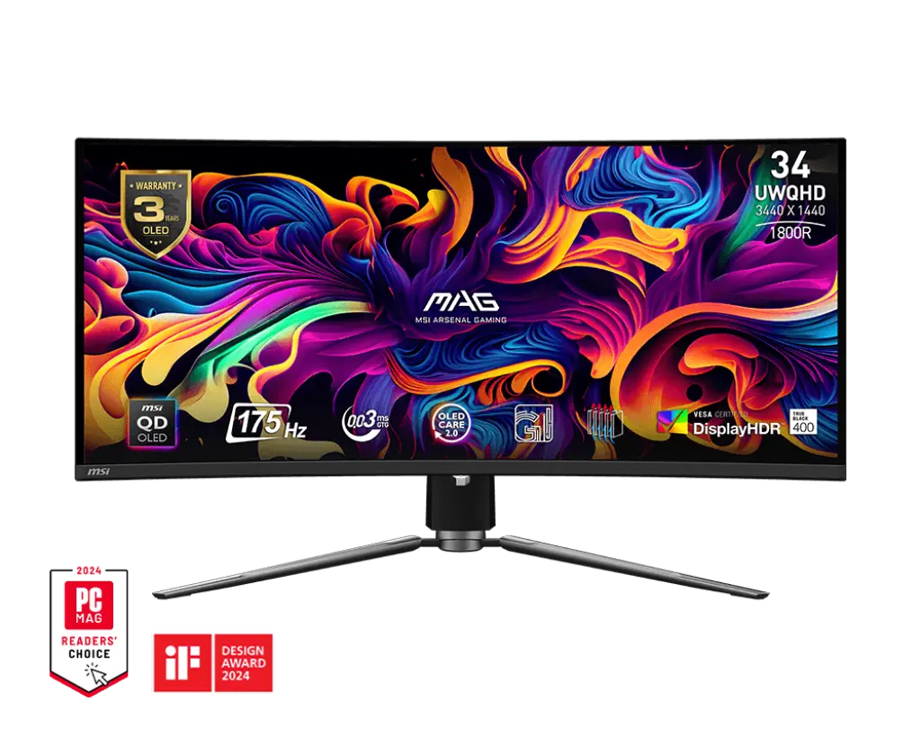 MAG 341CQP 34" QHD OLED Gamer Monitor