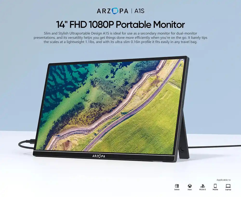 Monitor Portátil A1S (1080p 60hz)