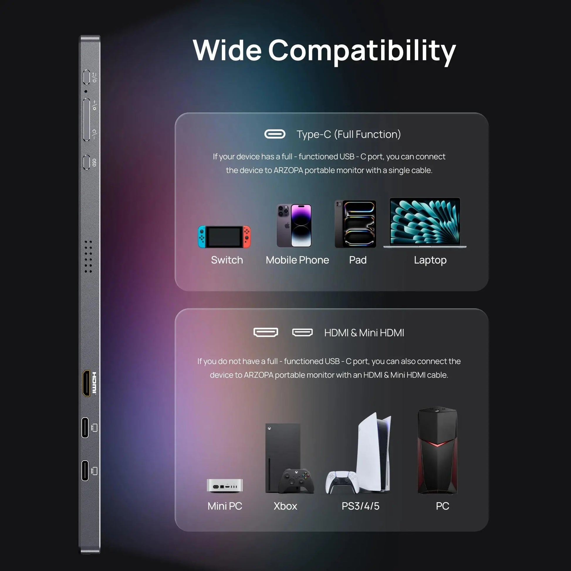 Monitor Portatile Z3FC (QHD 180hz)