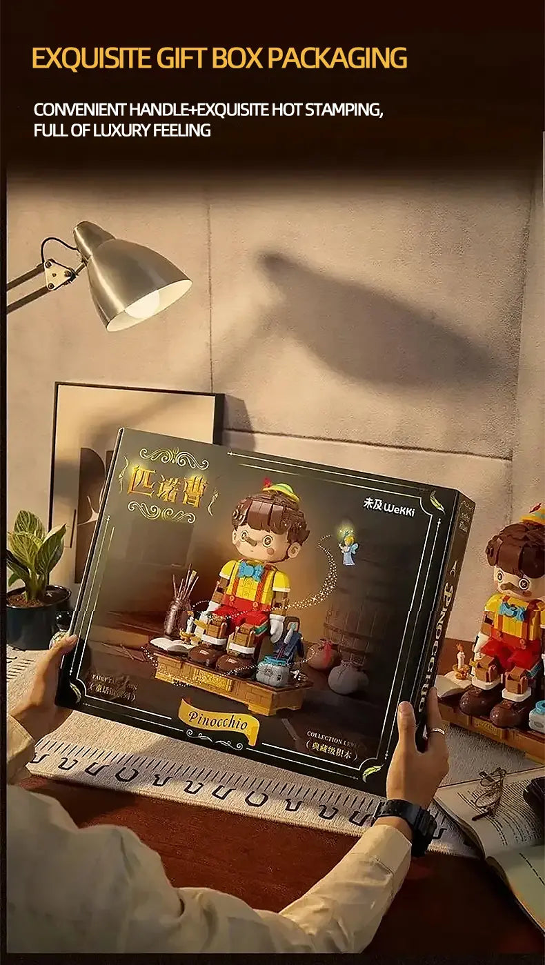 Montável Pinocchio (Blocos de Construção)
