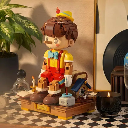 Montável Pinocchio (Blocos de Construção)