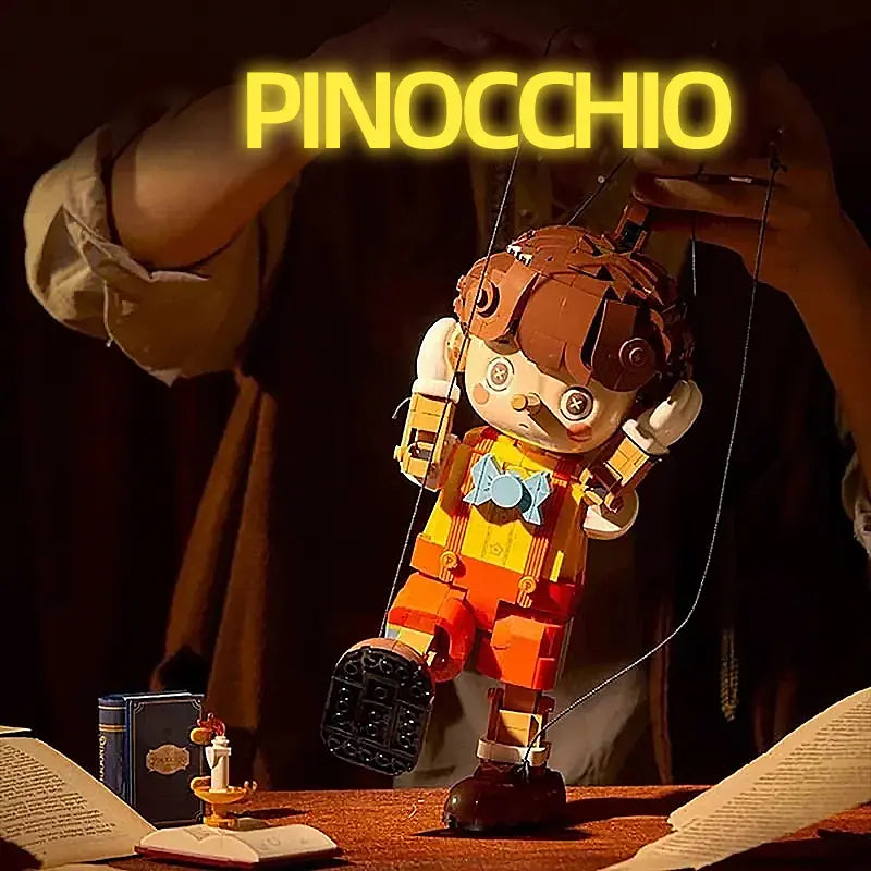 Montável Pinocchio (Blocos de Construção)
