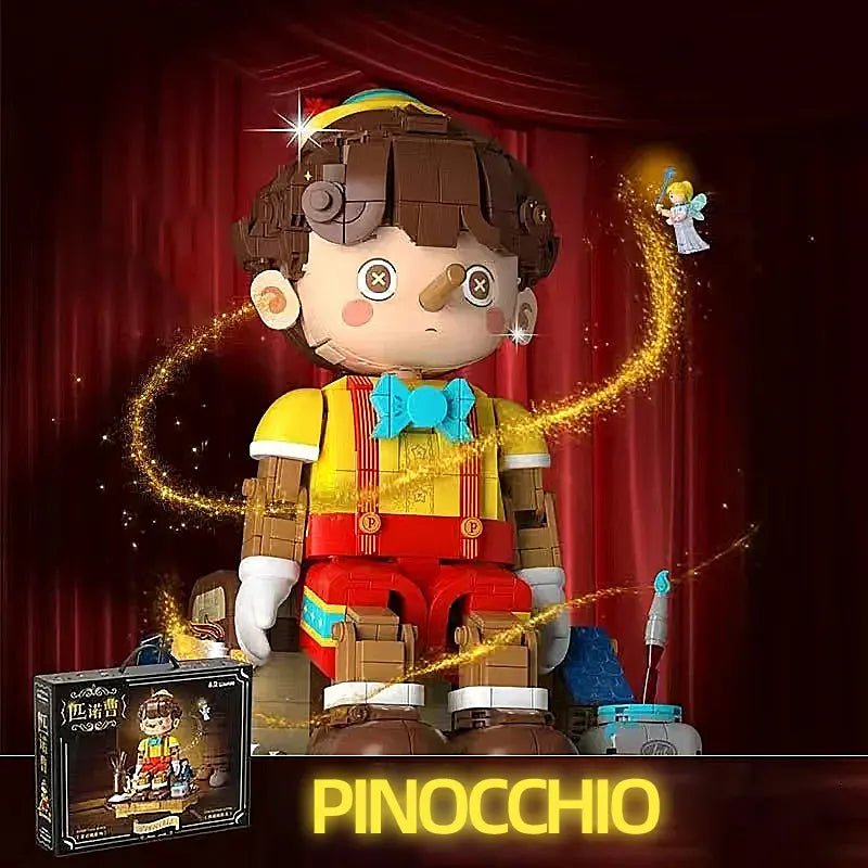 Montável Pinocchio (Blocos de Construção)