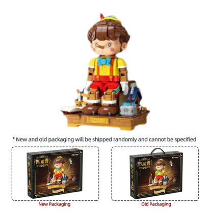 Montável Pinocchio (Blocos de Construção)