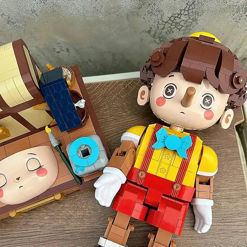 Montável Pinocchio (Blocos de Construção)