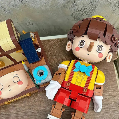 Montável Pinocchio (Blocos de Construção)