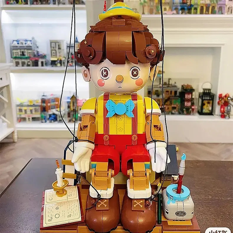 Montável Pinocchio (Blocos de Construção)