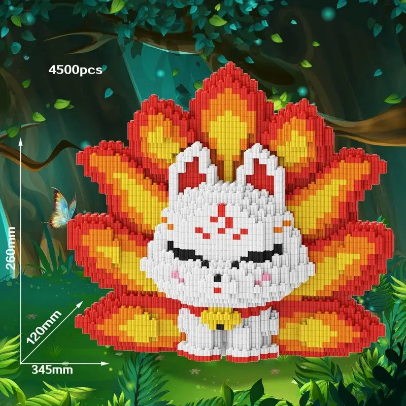 Assembled Nine-Tailed Fox 26cm