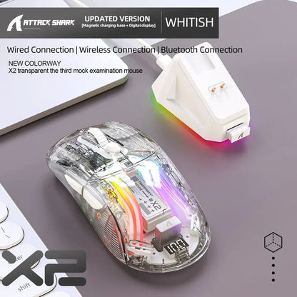 Mouse Wireless X2 (2.4G/Bluetooth 5.2)