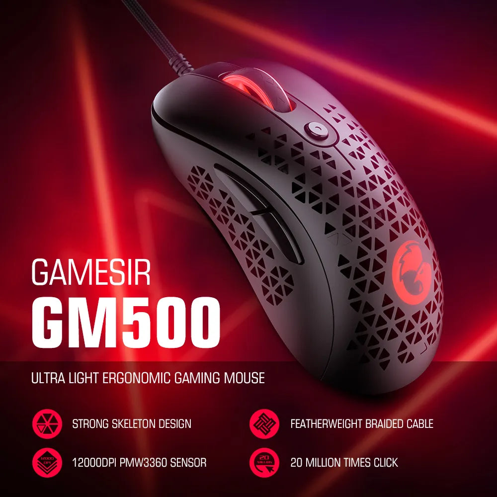 GM500 Mouse - 12000 DPI