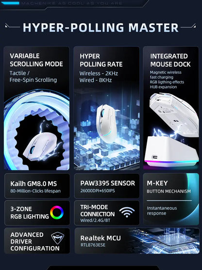 Ratón L8 Pro (inalámbrico de 2,4 GHz)