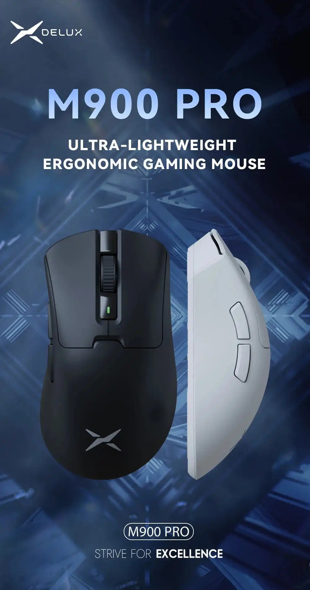 Mouse M900 PRO (Sem fio 2.4Ghz)