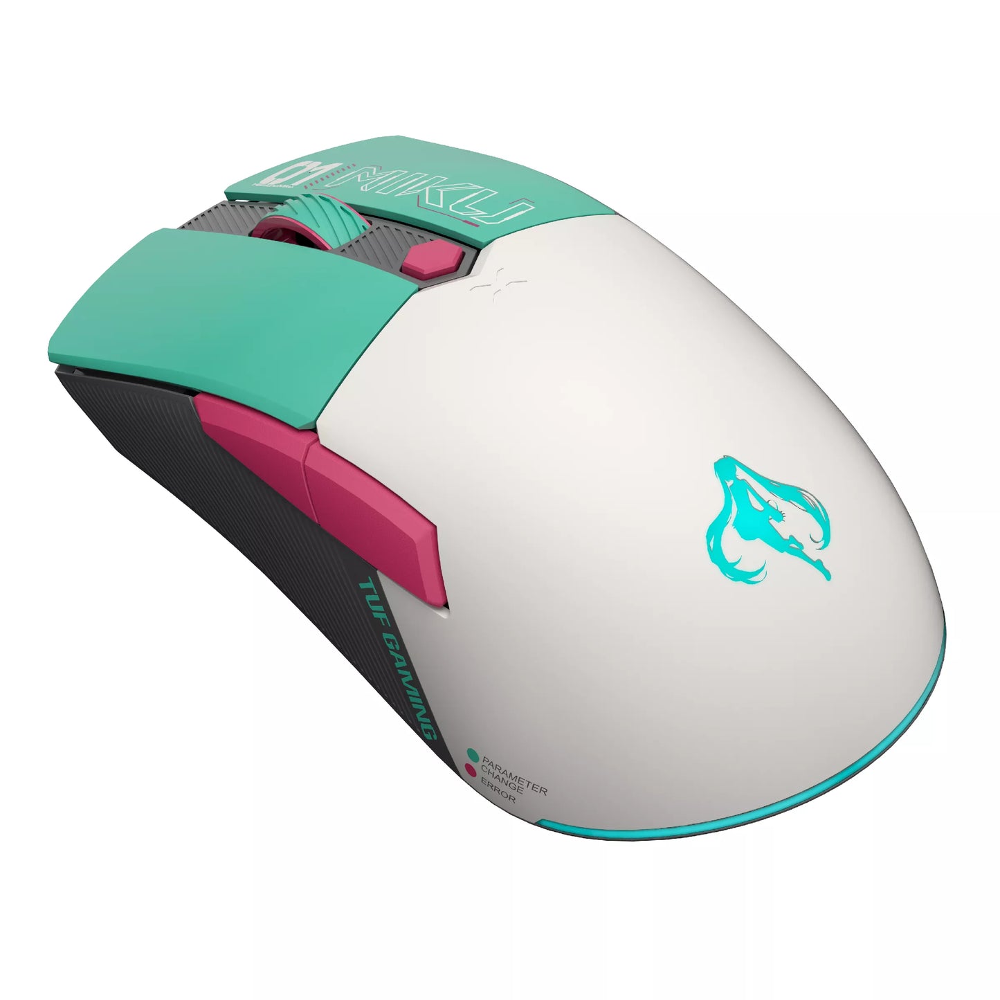 Mouse TUF Gaming Mini Wireless - Edição Limitada Hatsune Miku
