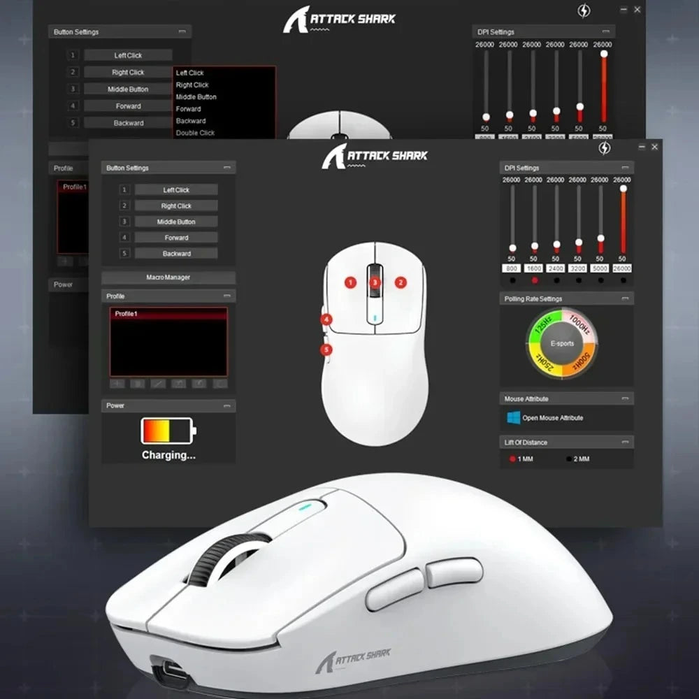 Mouse X3 PRO (2.4G/Bluetooth 5.2)