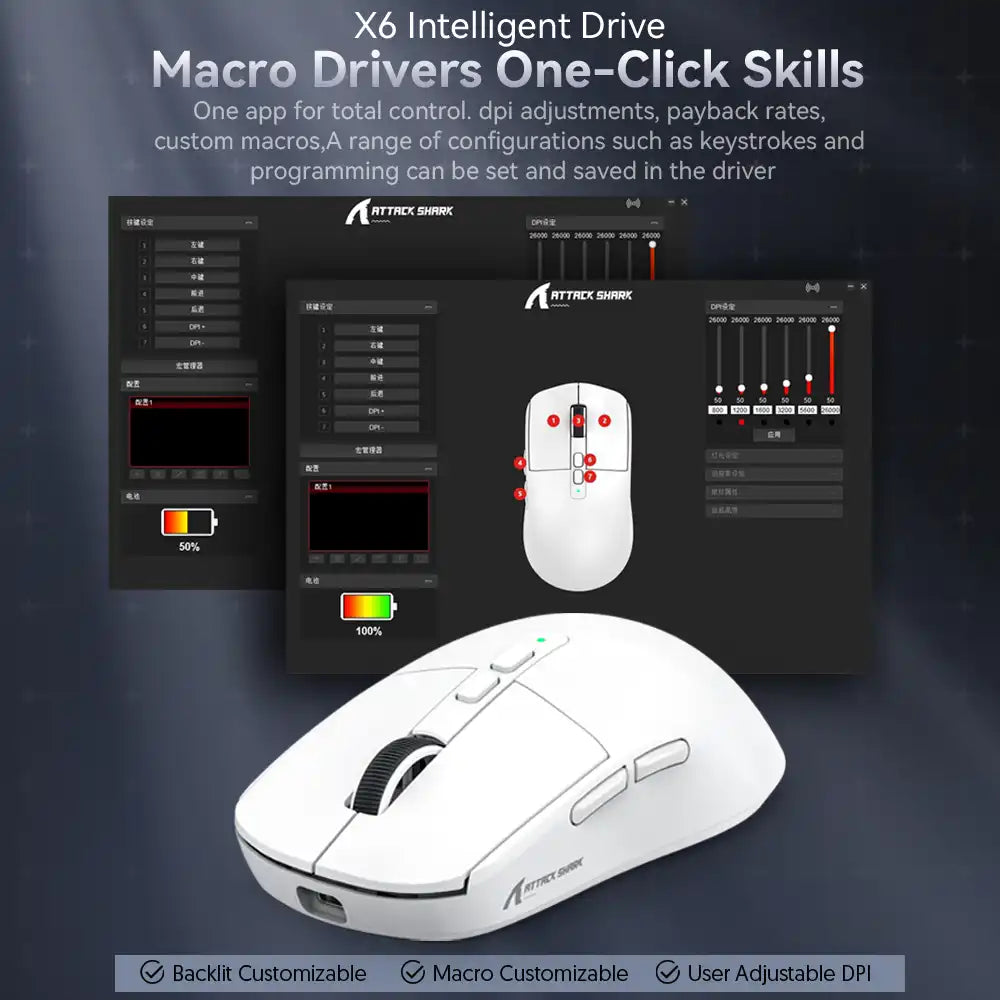 Mouse X6 (Sem fio 2.4Ghz)