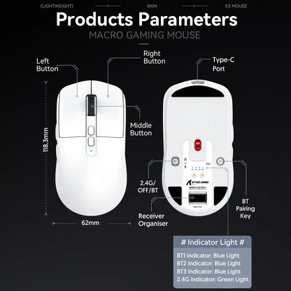 Mouse X6 (Sem fio 2.4Ghz)