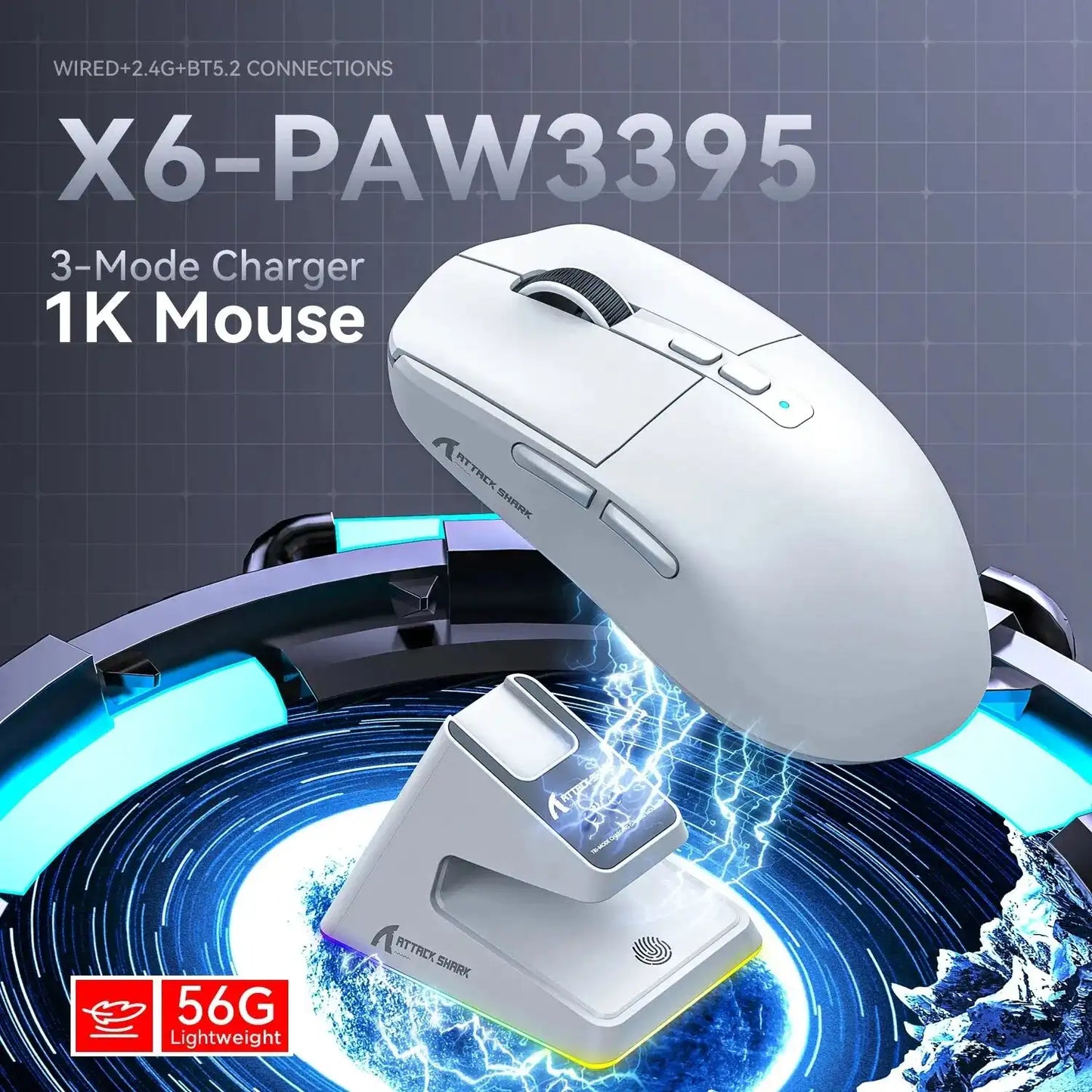 Mouse X6 (Sem fio 2.4Ghz)