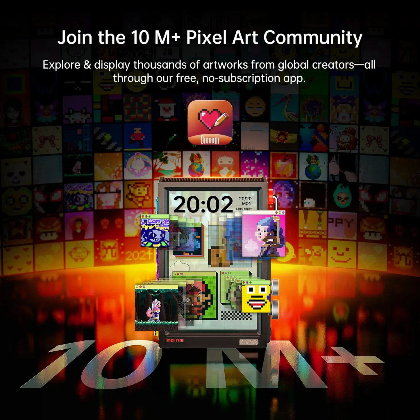 Painel Times Frame (10,1 pol)