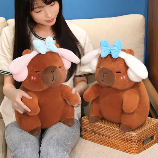 Pelúcia Capivara-Lacinho (40cm)