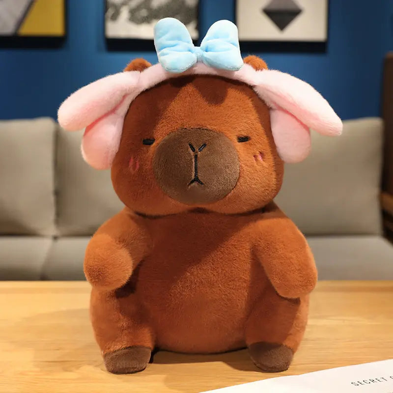 Pelúcia Capivara-Lacinho (40cm)