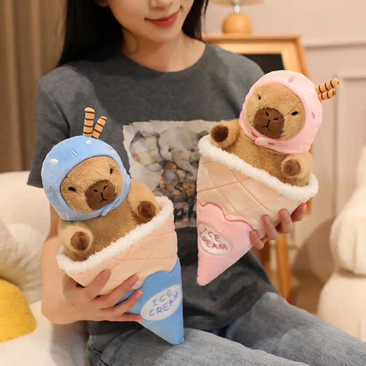 Pelúcia Capivara-Sorvetinho (33cm)