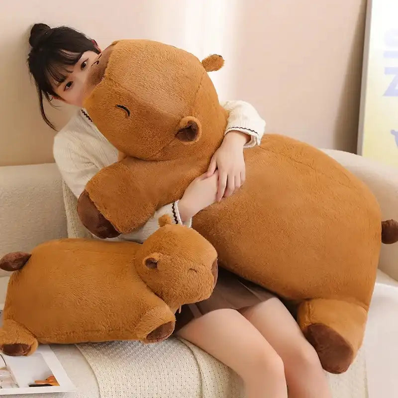 Pelúcia Capivara Gigante (60-100cm)